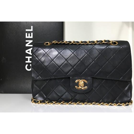 Chanel Black 2.55 Reissue Quilted Classic Calfskin Leather 225 Flap Ba –  Vintage by Misty