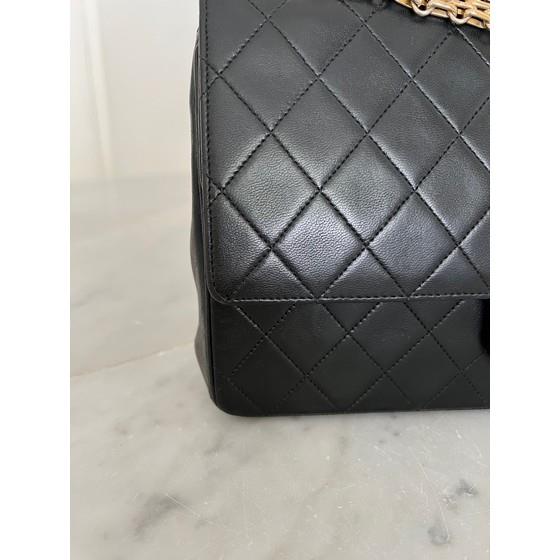 Chanel clutch 2.55 Mademoiselle Black Lambskin ref.554064 - Joli