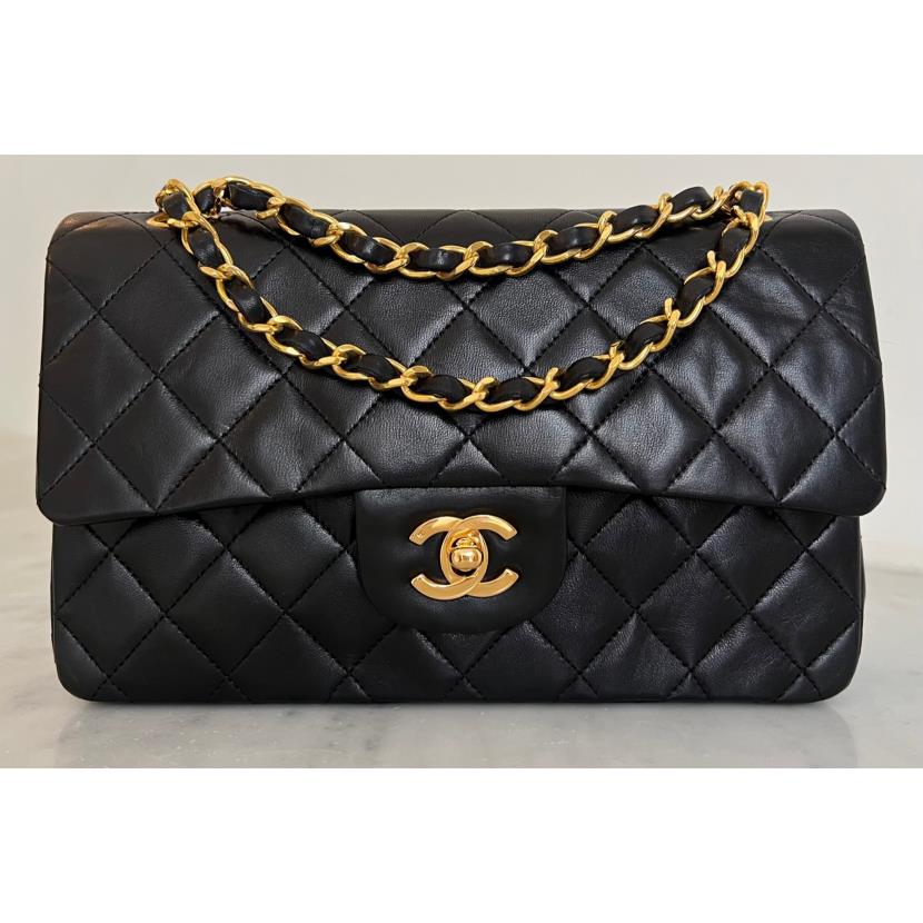 Chanel 255 classic flap bag jumbo size caviar black gold  Chanel classic  jumbo Chanel bag Chanel handbags