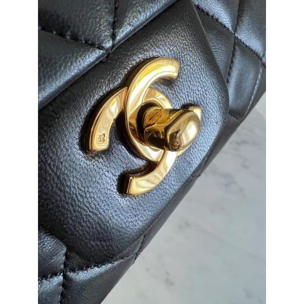 Chanel Classic Large Timeless Flap Bag Black Calfskin