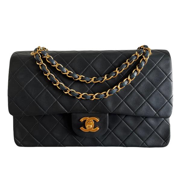 Chanel Bag 2.55 Medium Classic Double Flap Dark Olive Khaki New – Mightychic