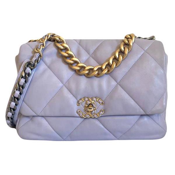 19 Flap Bag Lamb Light Rose