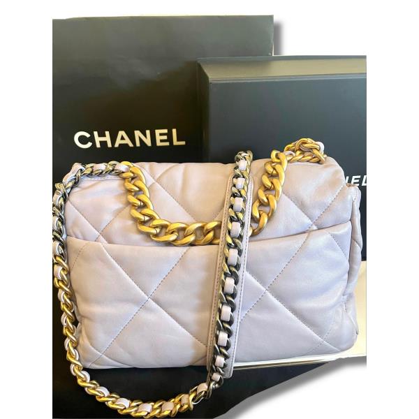 Chanel 19 Grey Small