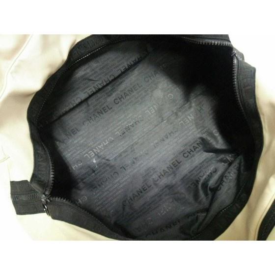 Vintage and Musthaves. CHANEL Sport Line Ivory Black boston travel bag