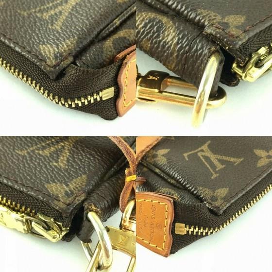 🔥NEW AUTHENTIC LOUIS VUITTON Large Monogram Pink Pouch Pochette Clutch  Wristlet