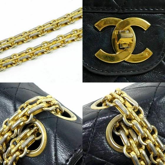 Chanel Yellow Leather 2.55 Double Flap Bag