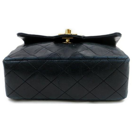 Timeless Vintage Chanel Mini Square Black Satin ref.576493 - Joli Closet