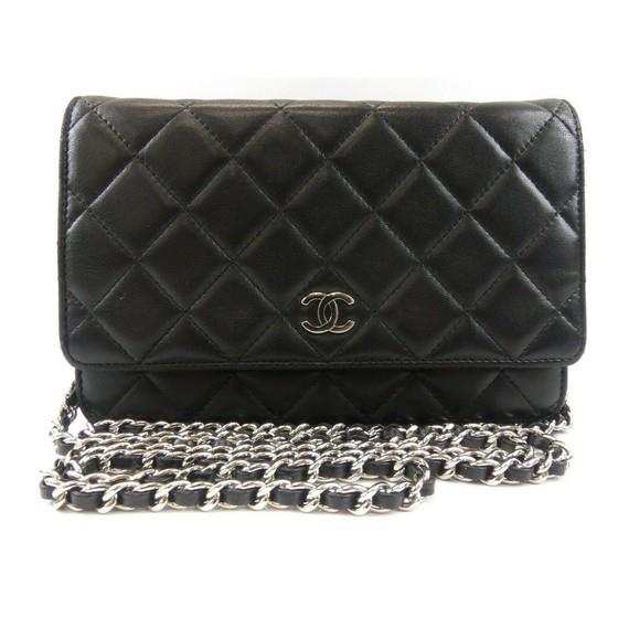 Chanel wallet deals on chain vintage