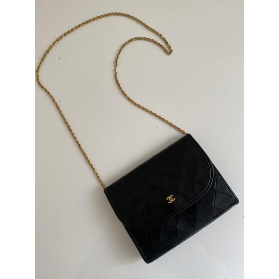 Chanel Vintage Classic Black Mini Timeless Crossbody Bag