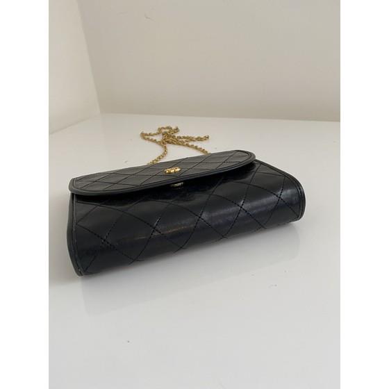 SOLD! Chanel 2.55 Timeless Classic Flap Small Black Lambskin - Classic390