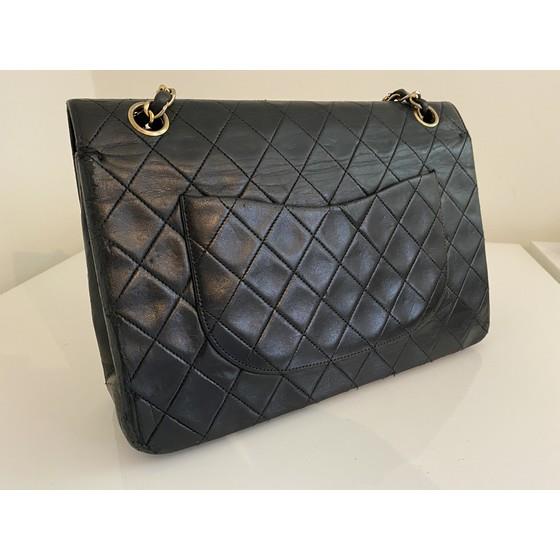 Chanel Ritz Shoulder Bag in Grey Washed Calfskin - SOLD