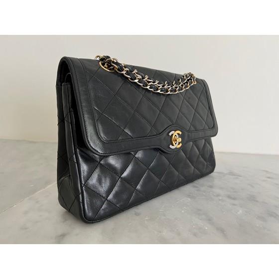 Chanel Limited 50th Anniversary Edition Black Reissue 2.55 Quilted Classic  Calfskin Leather 226 Flap Bag - Yoogi's Closet