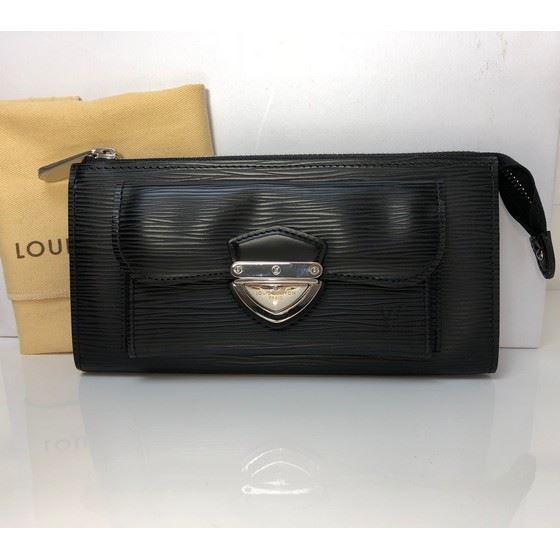 Vintage and Musthaves. LOUIS VUITTON BLACK EPI LEATHER WALLET