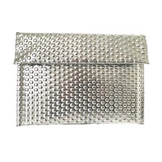 Picture of Maison Martin Margiela Silver Folded Bubble Clutch