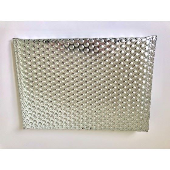 Picture of Maison Martin Margiela Silver Folded Bubble Clutch