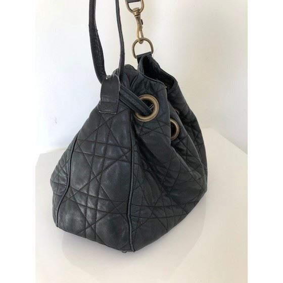 dior drawstring bag