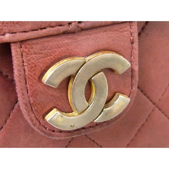 Picture of Chanel classic timeless 2.55 burgundy red bag