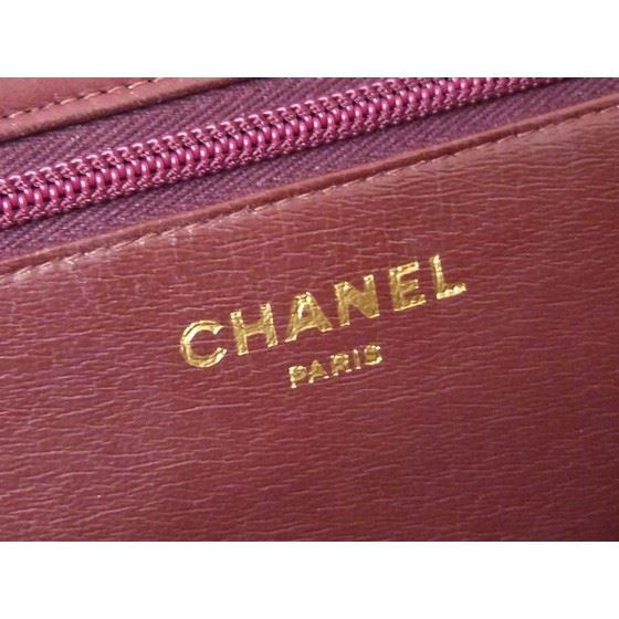 Picture of Chanel classic timeless 2.55 burgundy red bag