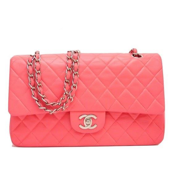 Picture of Chanel pink timeless double flap bag