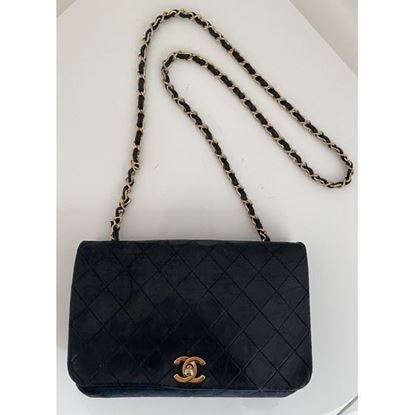 Image of Chanel 2.55 timeless fullflap crossbody bag with turnlock