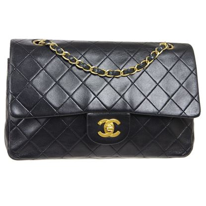 Image of Chanel 2.55 medium classic timeless double flap bag