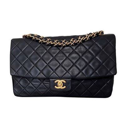 Image of Chanel medium/large 2.55 timeless classic single flap bag