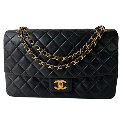 Image of Chanel medium/large 2.55 timeless classic single flap bag with wallet VM221087