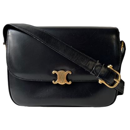 Image of Vintage Medium Celine triomphe box bag VM221091