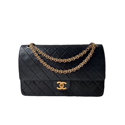 Image of Chanel 2.55 medium double flap bag with mademoiselle chain VM221114