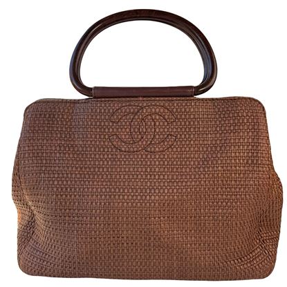Image of Chanel brown straw handbag VM221219