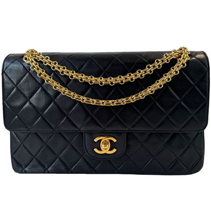 Image of Chanel timeless classic double flap bag with mademoiselle chain VM221226