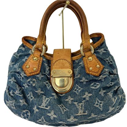 Image of LOUIS VUITTON denim pleaty bag VM221267