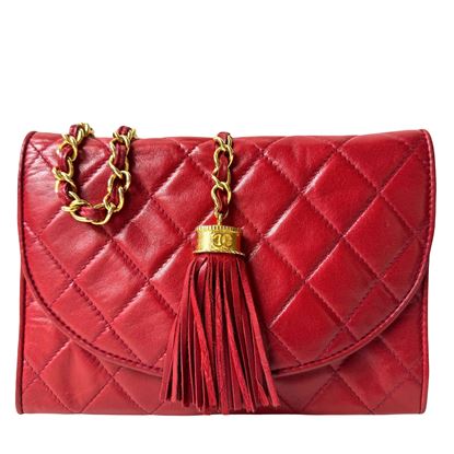 Image of Chanel red crossbody bag VM221280