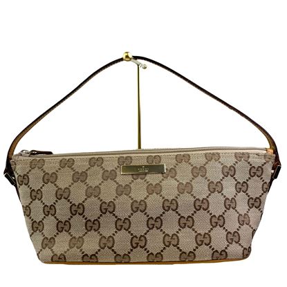 Image of Gucci Handbag GG Canvas 7198 camel VM221297