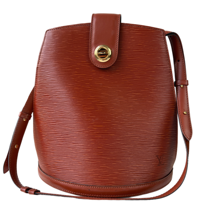 Image of Louis Vuitton Kenyan Fawn Epi Cluny Shoulder Bag VM221415