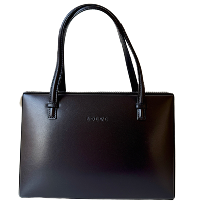 Image of Loewe leather postal  handbag VM221414