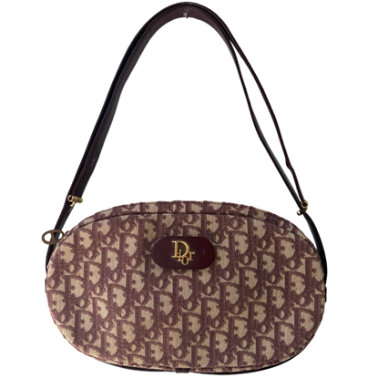 Image of Christian Dior burgundy Trotter 2-way bag VM221422