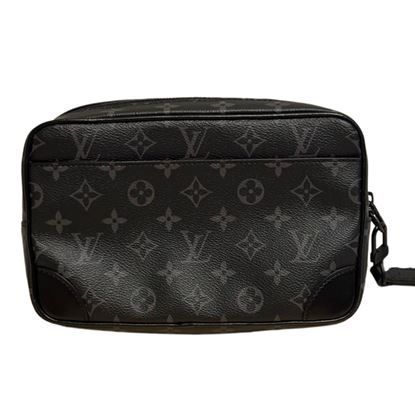 Image of Louis Vuitton Kasai pochette in black monogram eclipse Bag VM221431